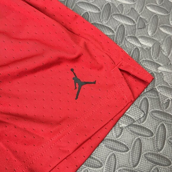 Jordan Shorts Size XL Mens Red Dri Fit Mesh Basketball Shorts $40 - Picture 2 of 8